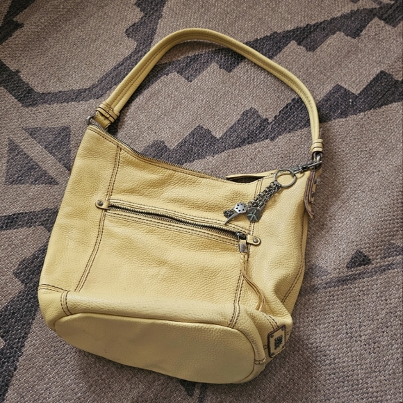 The Sak Yellow Hobo Bag leather - Picture 1 of 9